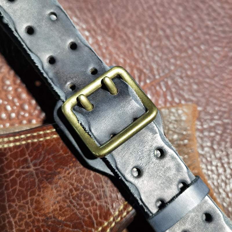 First Layer Cowhide Pure Copper Belt Men's