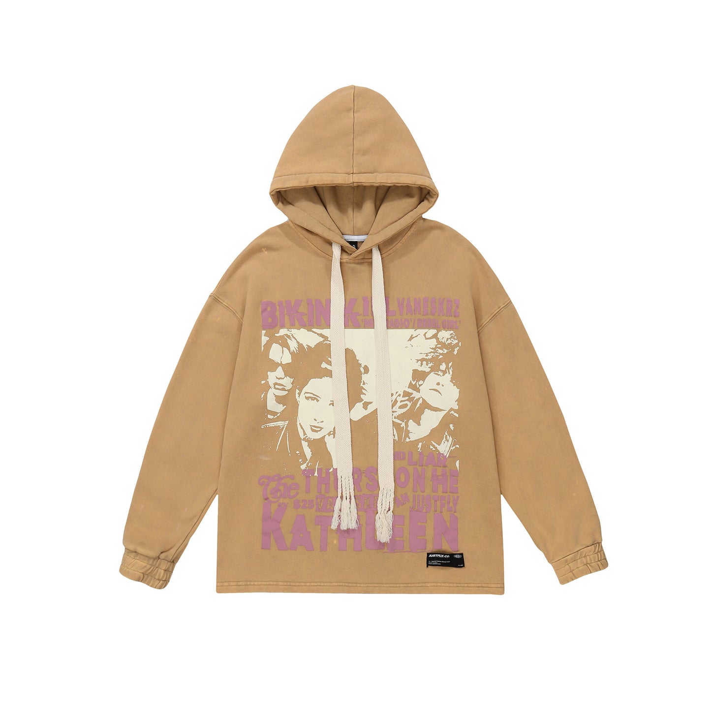 American Retro Trend Character Hooded Sweater