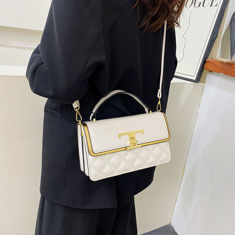 Andheld Brev Enkelt Skuldertaske Bredbånd Crossbody