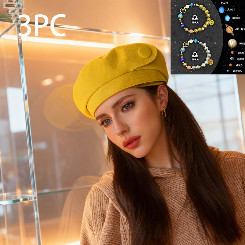 British-style Casual Painter Hat That Is Versatile And Can Show Off Your Face