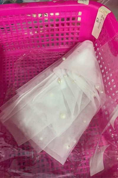 Japanske og koreanske brudeperlehandsker og -tilbehør