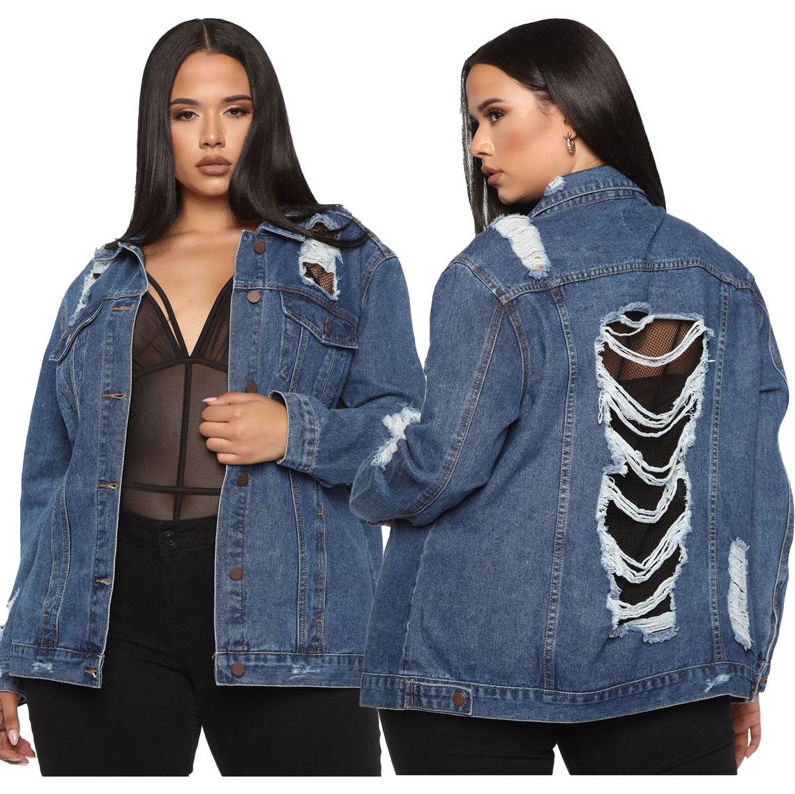 Fashion All Match Women's Denim Jacket Top