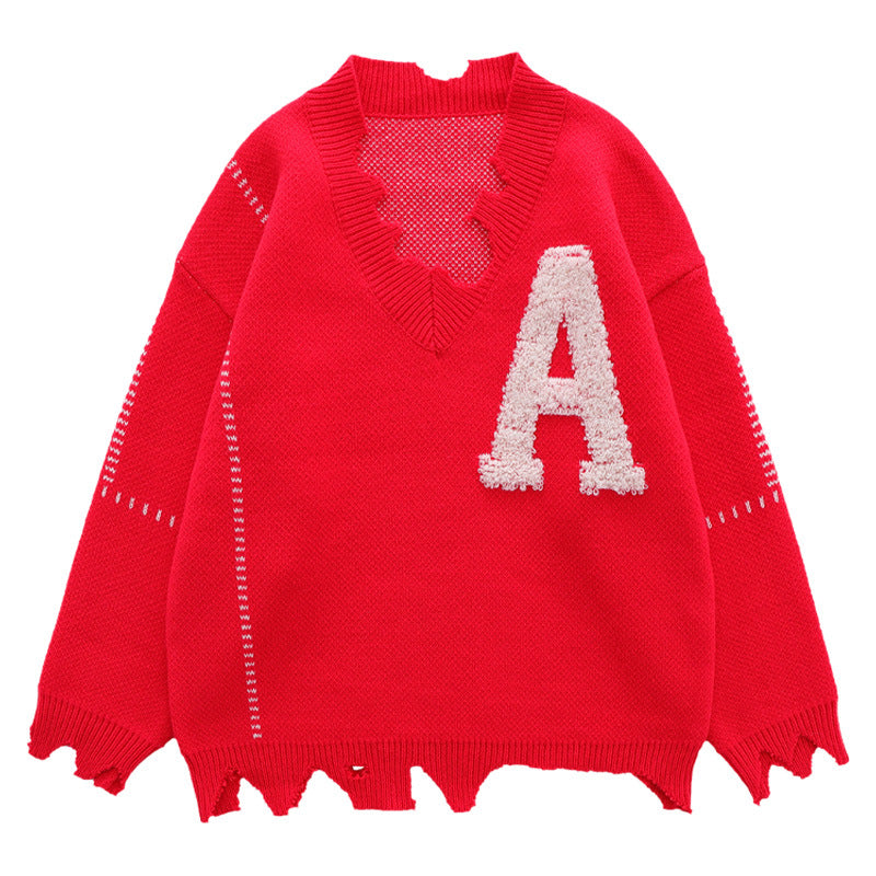 Men's Sweater Couple Knitted Sweater Cardigan Jacket