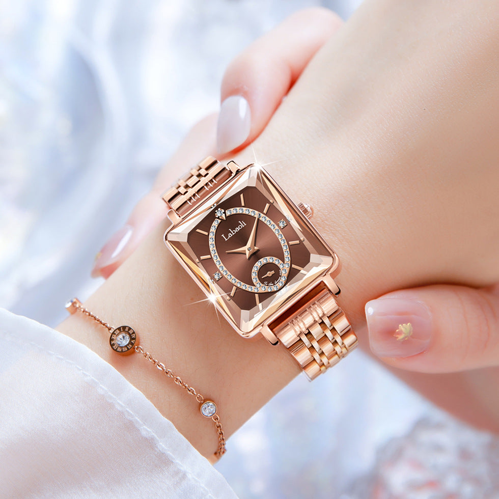 Light Luxury Temperament Women's Square Quartz Watch