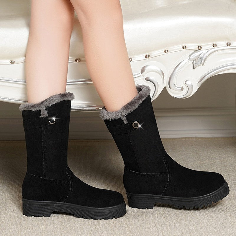 Short Boots Plus Velvet Thick Warm Boots