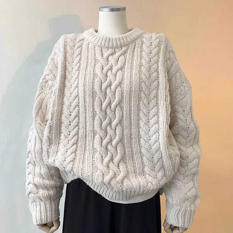Women's Loose Outerwear Sweater Top