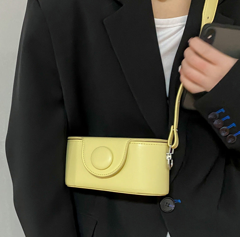 Women's New Simple Box Shoulder Messenger Bag