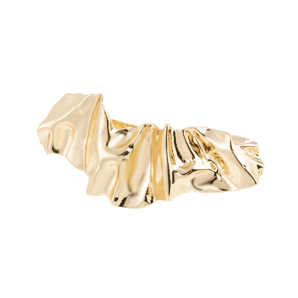 Convex Folding Hairpin Headdress Pleated Fashionable Irregular