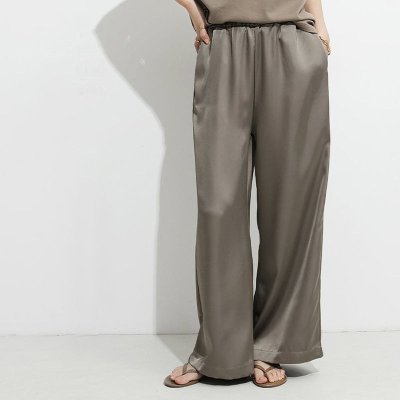 Fall Japanese And Korean Draped Casual Pants