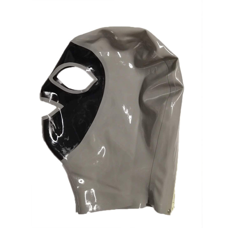 Latex Mask Head Cover Face All-inclusive Suffocation