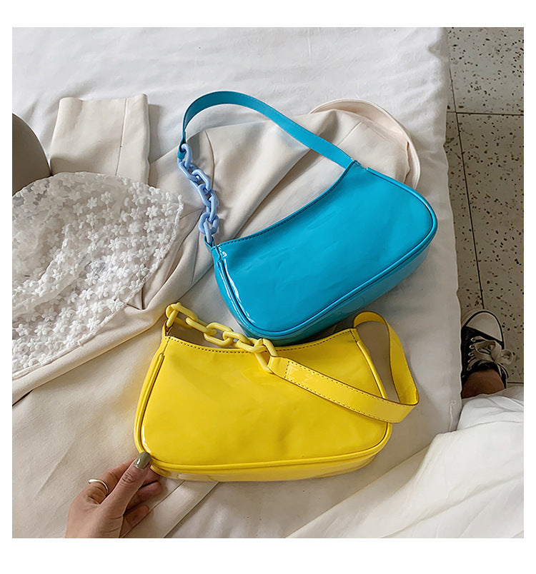 Chain One Shoulder Candy Color Fashion Female Bag