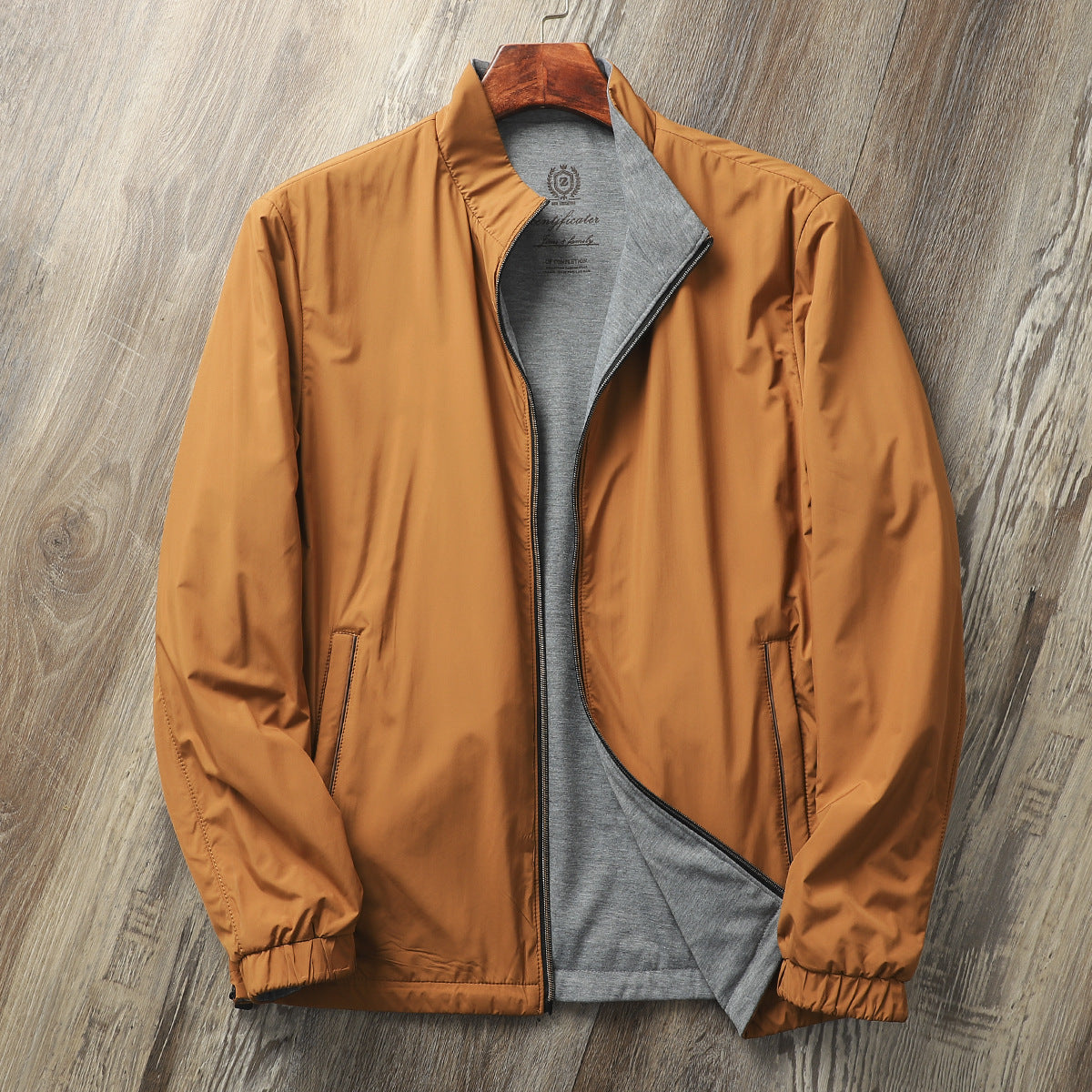 Men's High-end Business Casual Stand Collar Simple Jacket