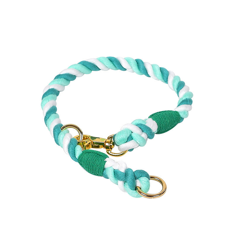P-type Collar For Small And Medium Dogs With Adjustable Weave
