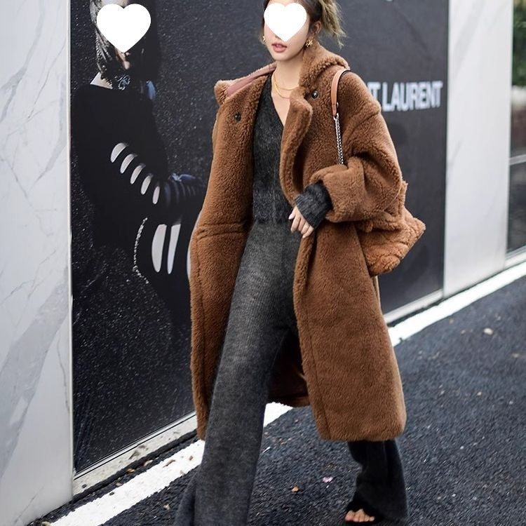 Autumn And Winter High-end Lazy Mohair Cardigan