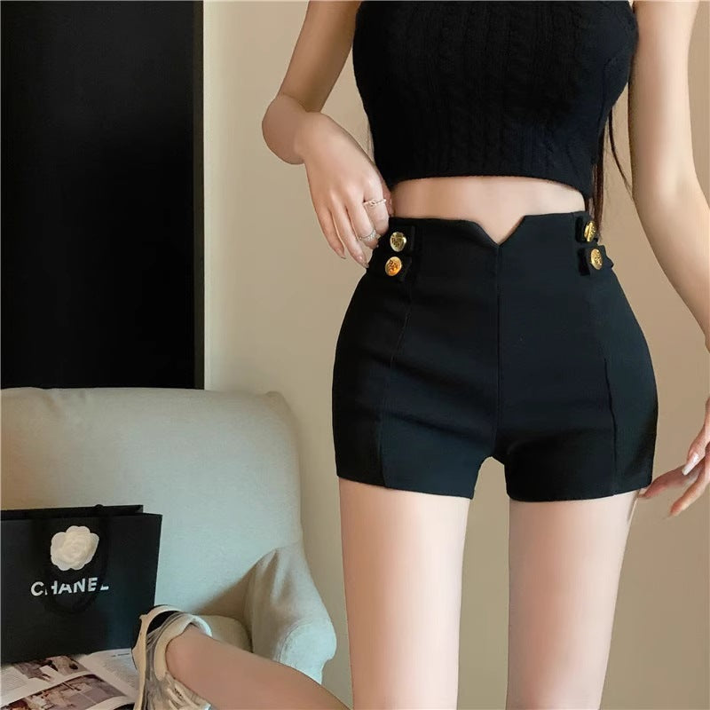 High-waisted Casual Shorts For Womenslimming And Versatile