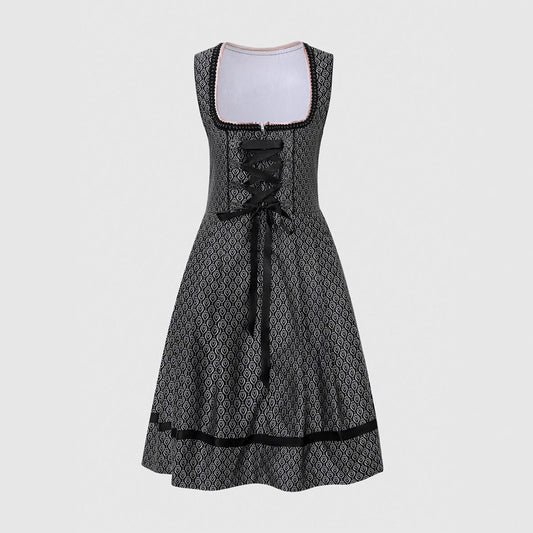 Womens Square Neck Sleeveless Dress