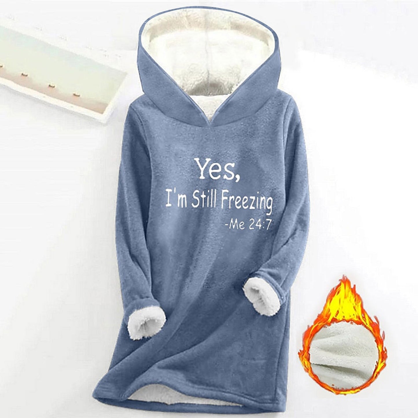 Women's Offset Print Pullover Long Sleeve Casual Plush Sweater