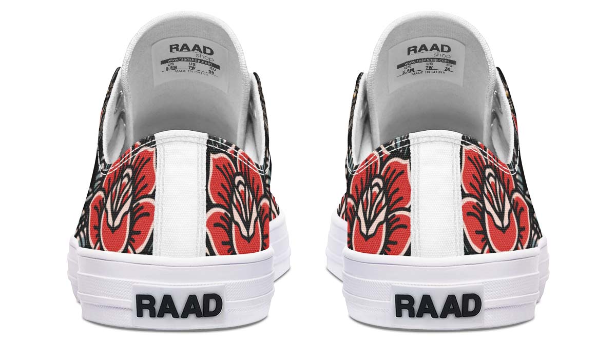 Fashion Print Couple Low-Top Canvas Shoes