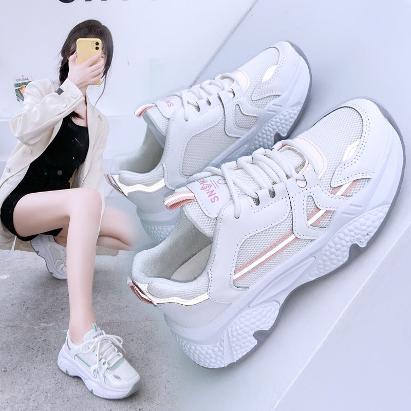Breathable Mesh Casual Sports Platform Shoes