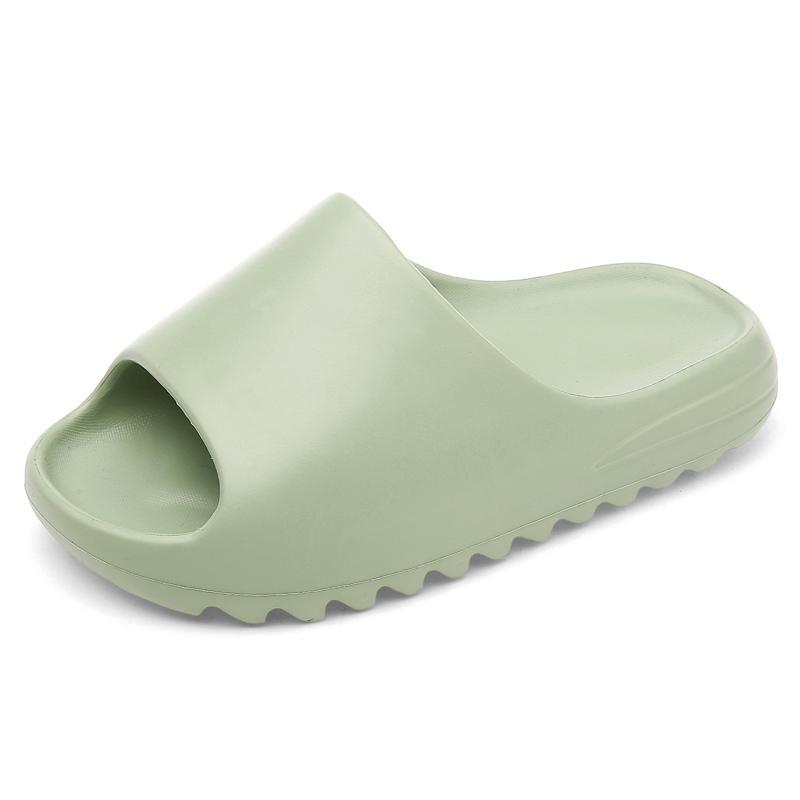 Children Stepping On Shit Slippers Wearing Thick Soles