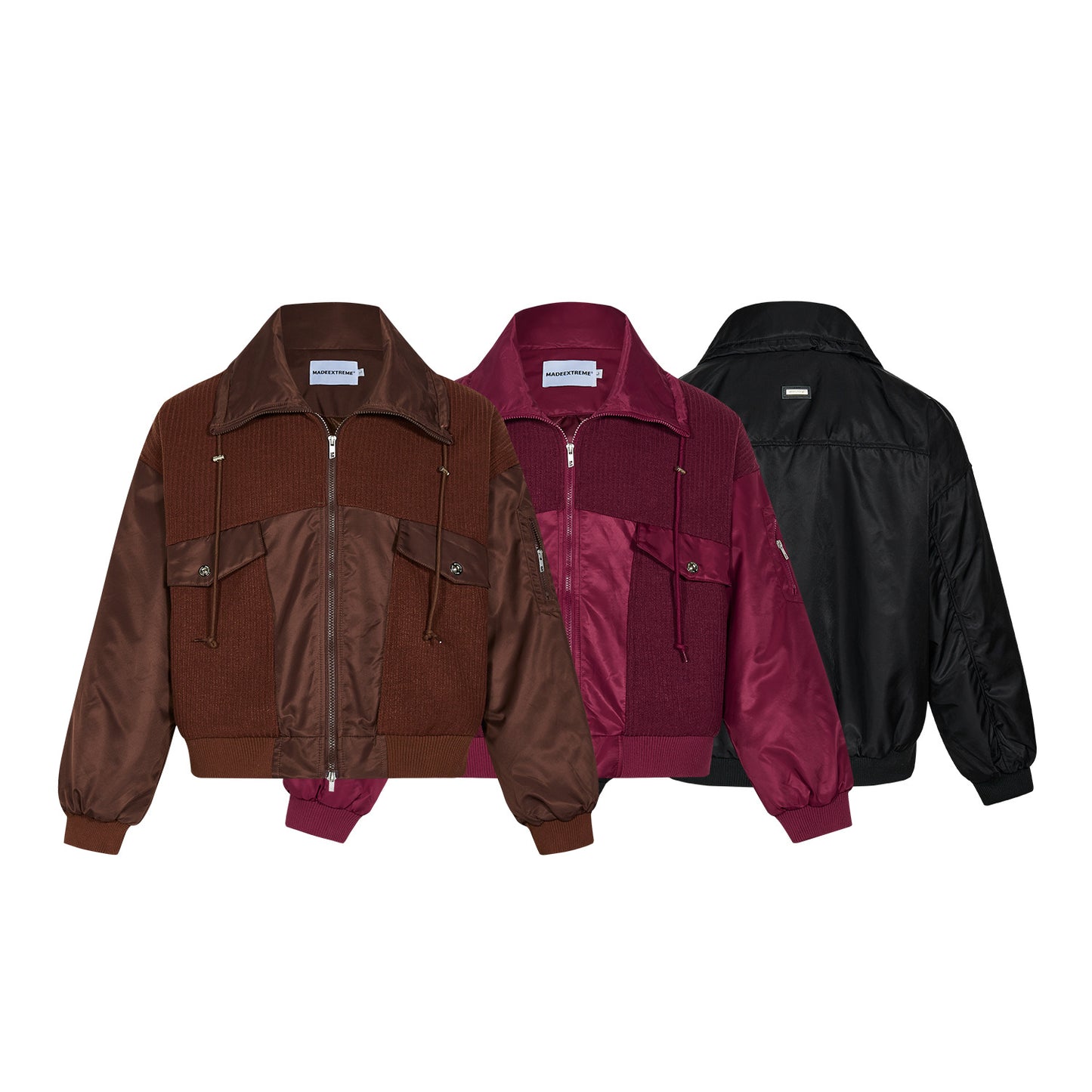 Men's And Women's Solid Color Pilot Loose Jacket