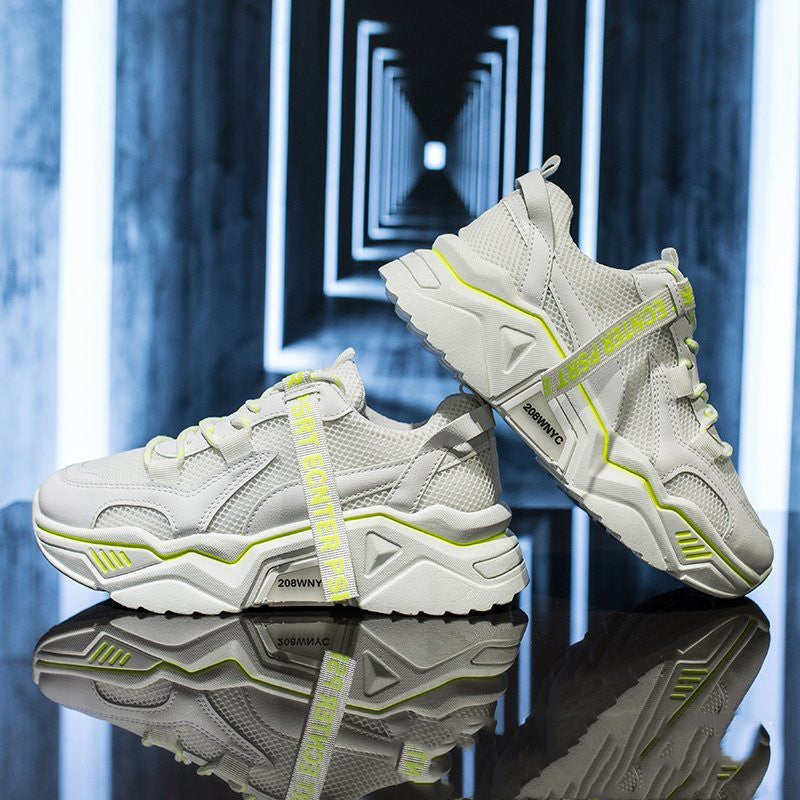 Daisy White Casual Sports Mesh Breathable Net Shoes