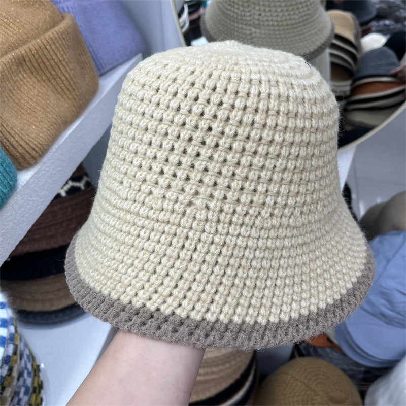 Women's Fashion Versatile Wool Knitting Fisherman's Hat
