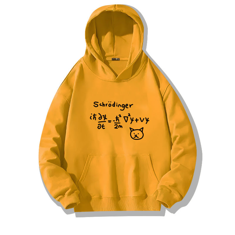 Schrodinger's Cat Hooded Pullover In Summer