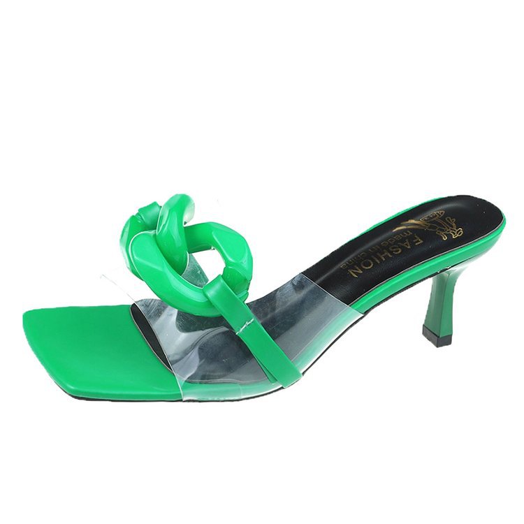 Women's Sandals With Buckle High Heels Medium Heel