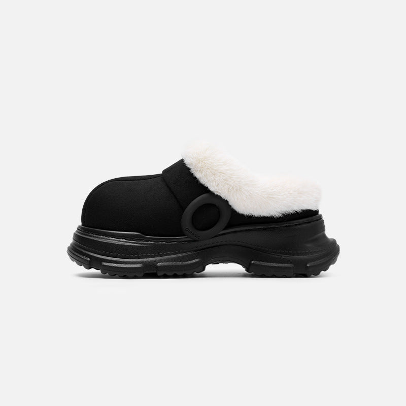 Autumn And Winter Interior Home Non-slip Can Be Worn Outside Fashion Fur Hyoma Women