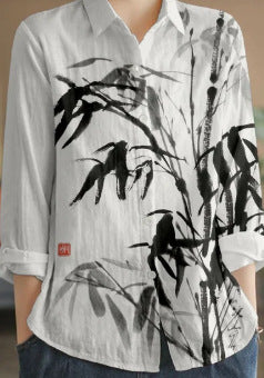 Women's Long Shirt Long Sleeves 3D Printed Pattern