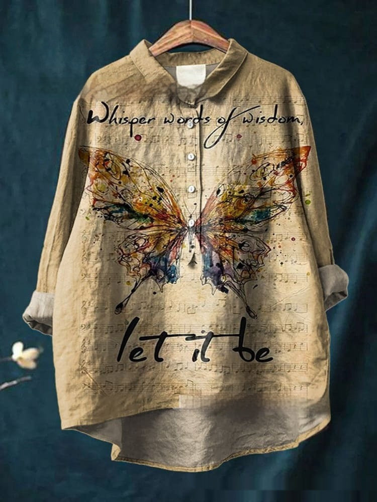 Loose Print Crew Neck Casual Plus Size Women's T-shirt