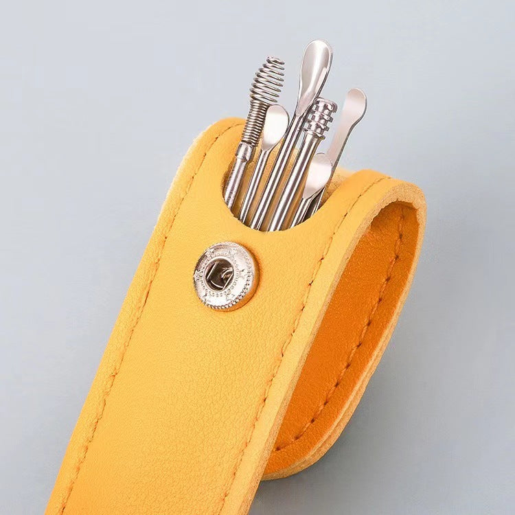 Earpick Set Fantastic Ear Picker Spiral Professional Buckle Earwax Household