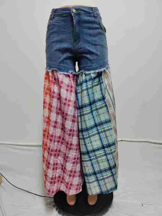 Dame Casual Patchwork Vide Ben Jeans