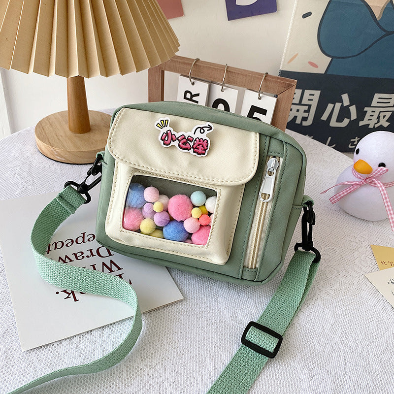 New Nylon Women's Literary Cute Shoulder Messenger Bag