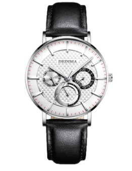 Three-eye Six-hand Multi-function Steel Strap Watch
