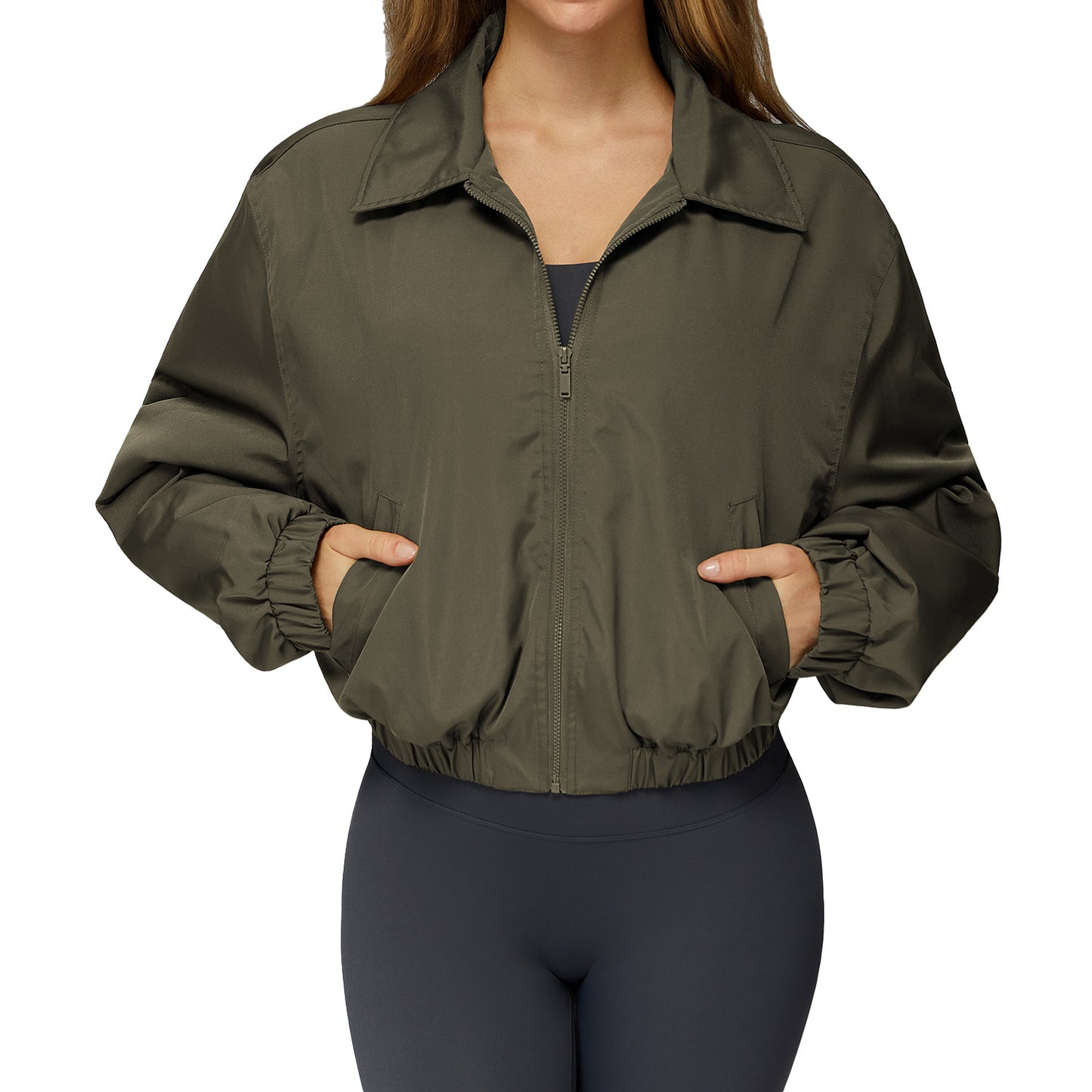 Baggy Coat Zipper Windproof Warm Sports Jacket