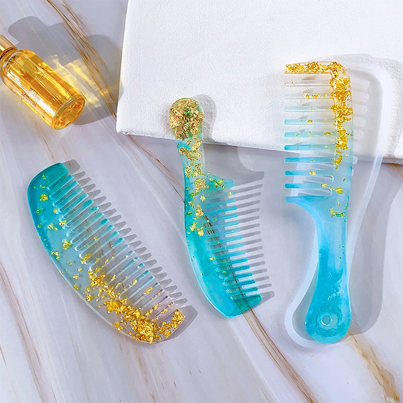 Women's Popular Comb Mold Crystal Glue