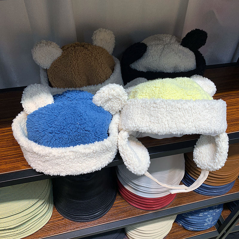 Women's Autumn Winter Furry Warm Lei Feng Hat