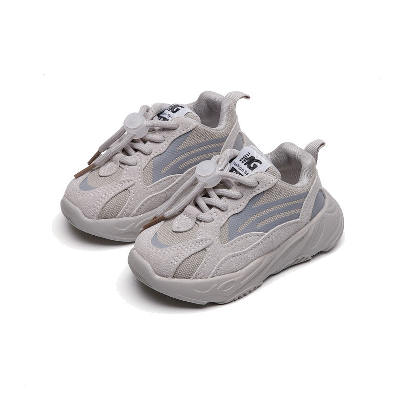 Sports  Casual Light Children's Breathable Mesh Non-slip Soft-soled Shoes