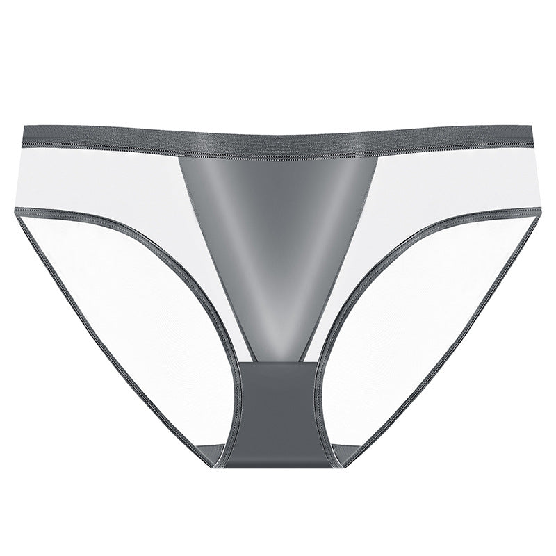 Mesh Ultra-thin Briefs Quick-drying Cotton Crotch Underwear Women's Foreign Trade