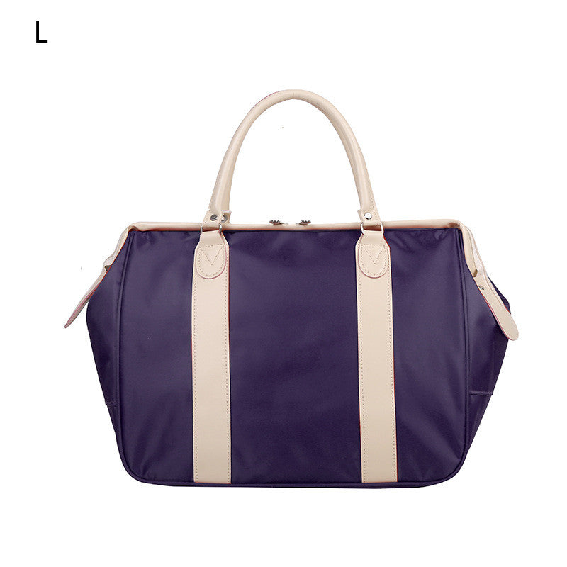 Retro Short Travel Bag Women's Size Light Storage