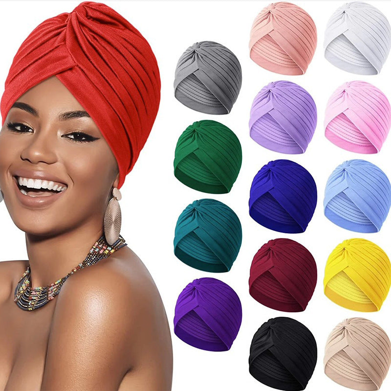 Toque Ethnic Turban Watermelon Nightcap