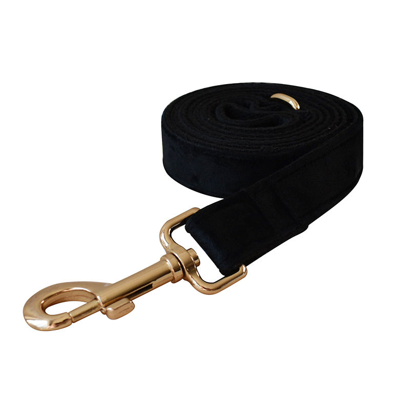 Sort Flonel Guld Spænde Hundesele Kæledyrsforsyninger Kæledyrsbrystsele