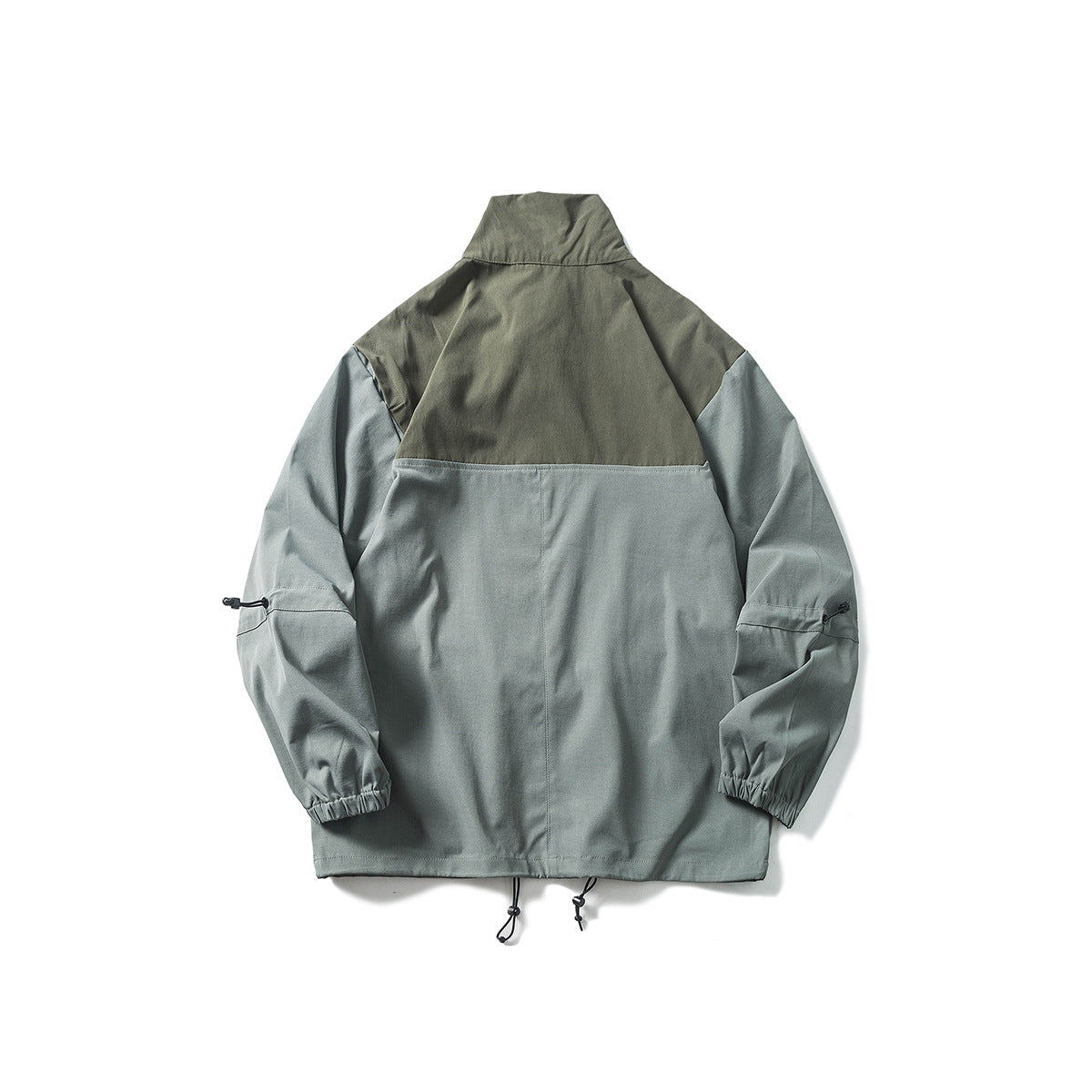 Trendy Diagonal Zipper Round Pocket Jacket