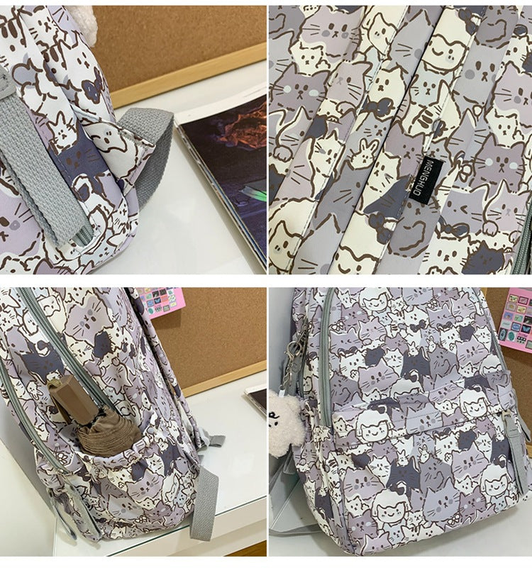 Large Capacity Mori Style Student New Graffiti Backpack