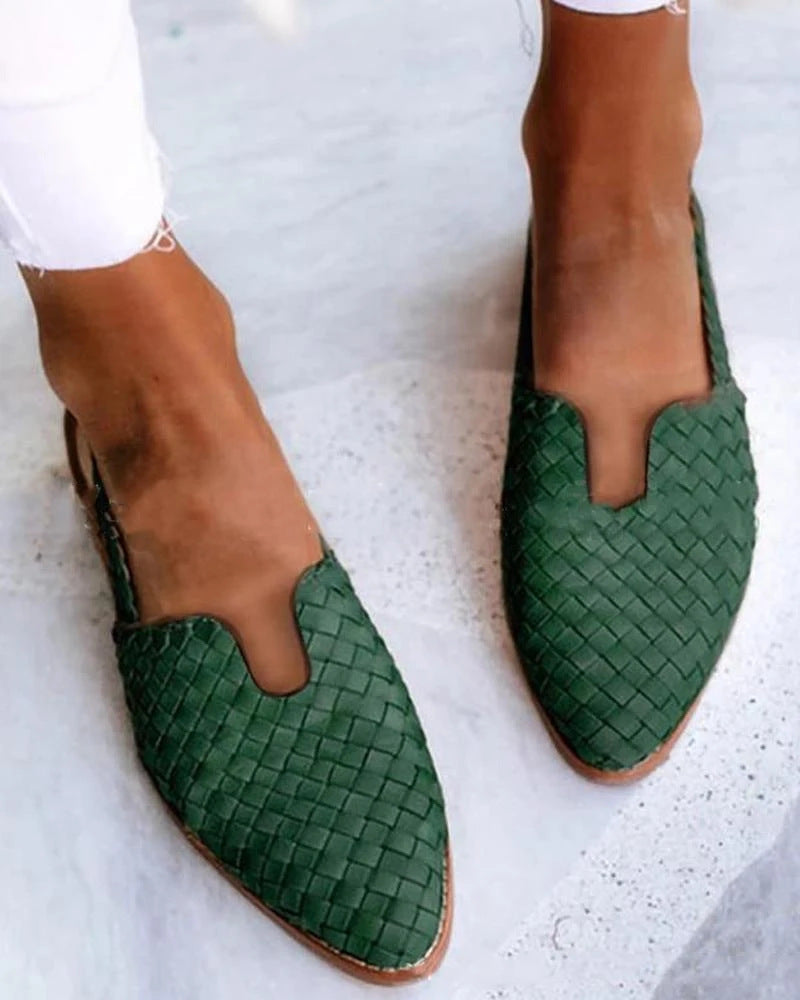 Womens Plus Size Flat Low Heel Sandals