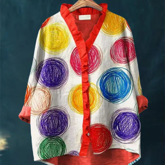 Loose Printed Casual Plus Size Women's Clothing T-shirt