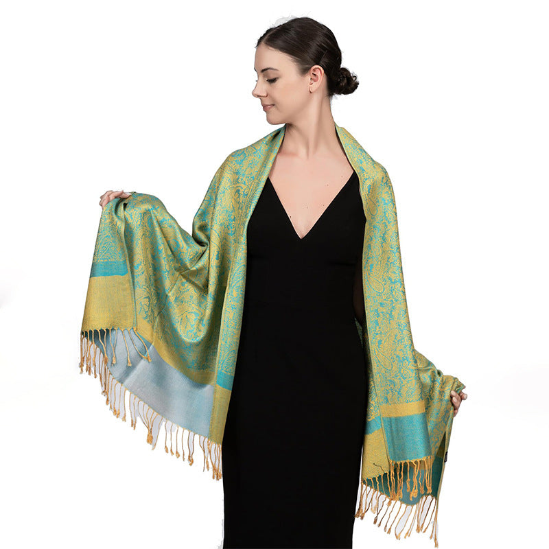 New Lightweight Luxury Shawl For Women A Faux Cashmere Wrap Style Scarf