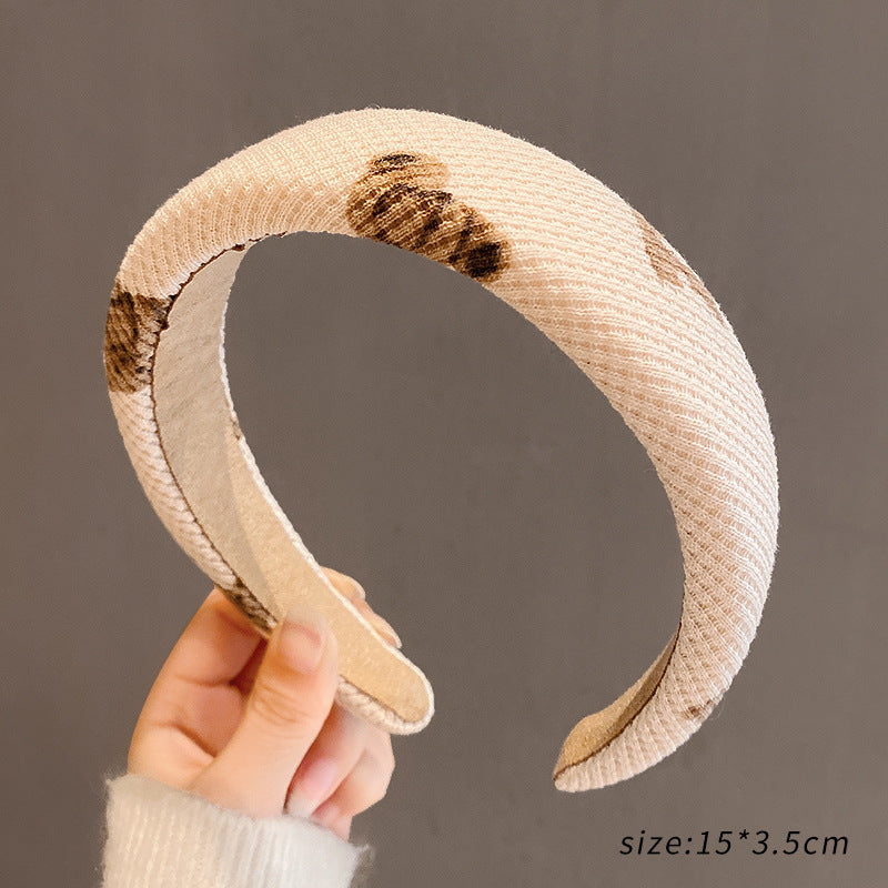 Hot Selling Retro French Style Plush Hair Band For Women